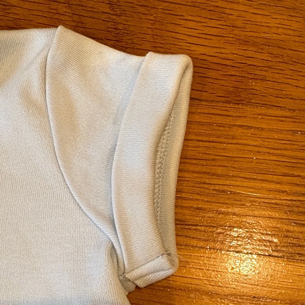 Jacadi Light Blue boy shirt and short Set
